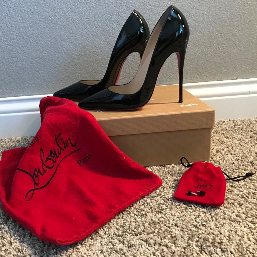 Christian Louboutin So Kate 120 Patent Black